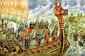 Рюрик на корабле