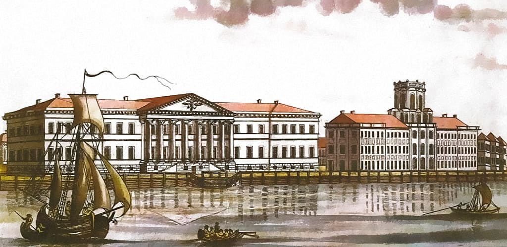 Академия наук в Петербурге